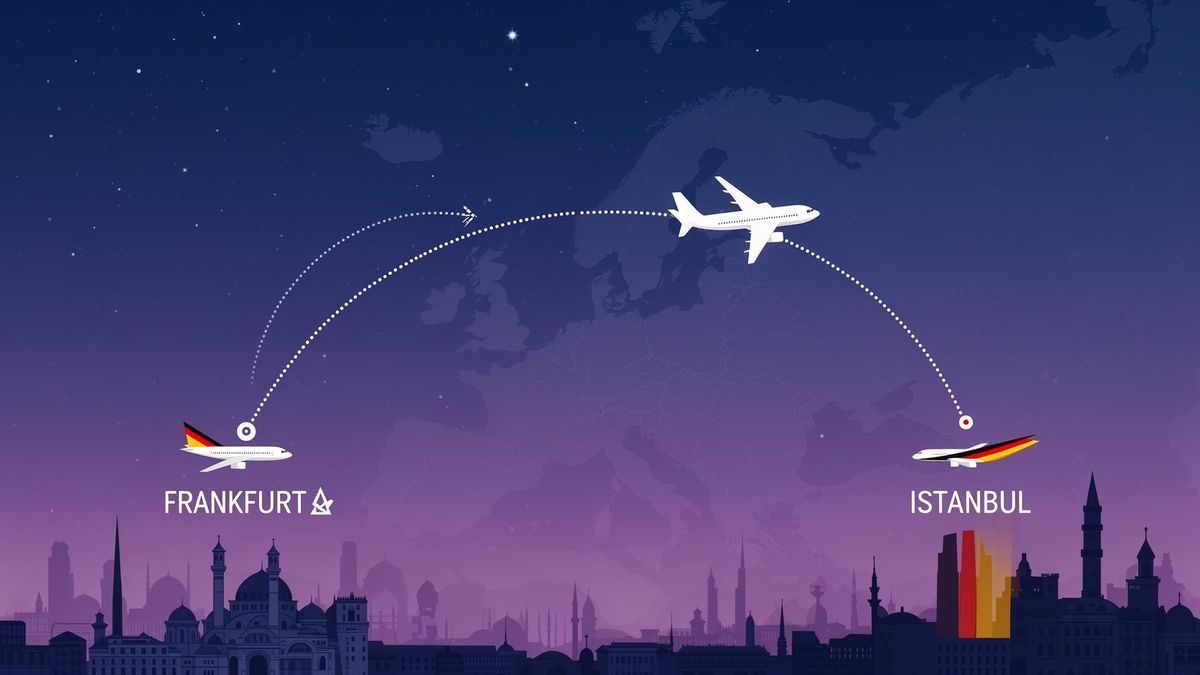 Frankfurt (FRA) – Istanbul (IST), 3h 15min